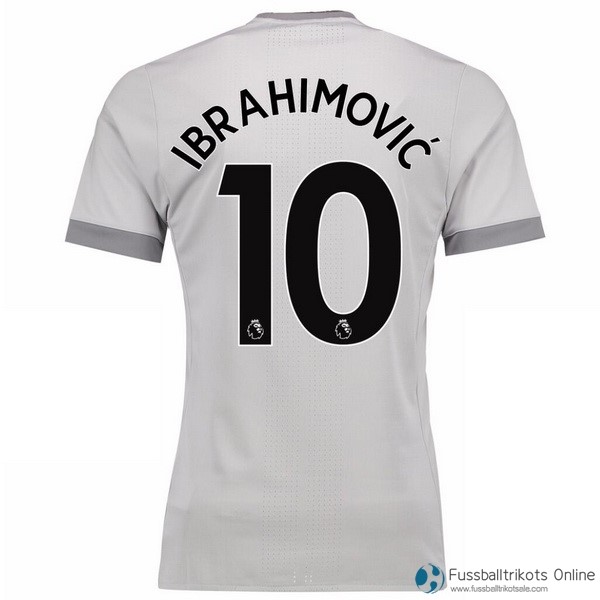 Manchester United Trikot Ausweich Ibrahimovic 2017-18 Fussballtrikots Günstig